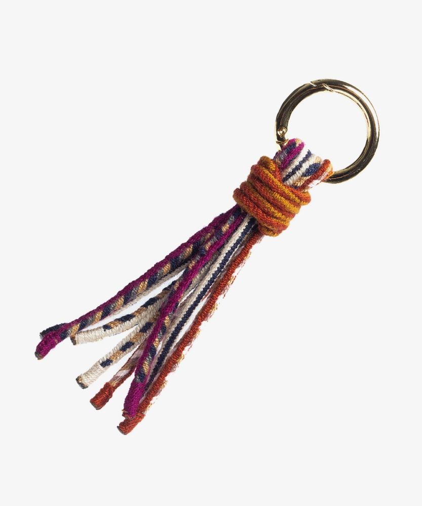 CHARM - OCTOPUS CORD - TOAST & BLUE