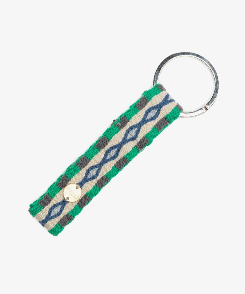 LLAVERO S - VERDE Y AZUL 