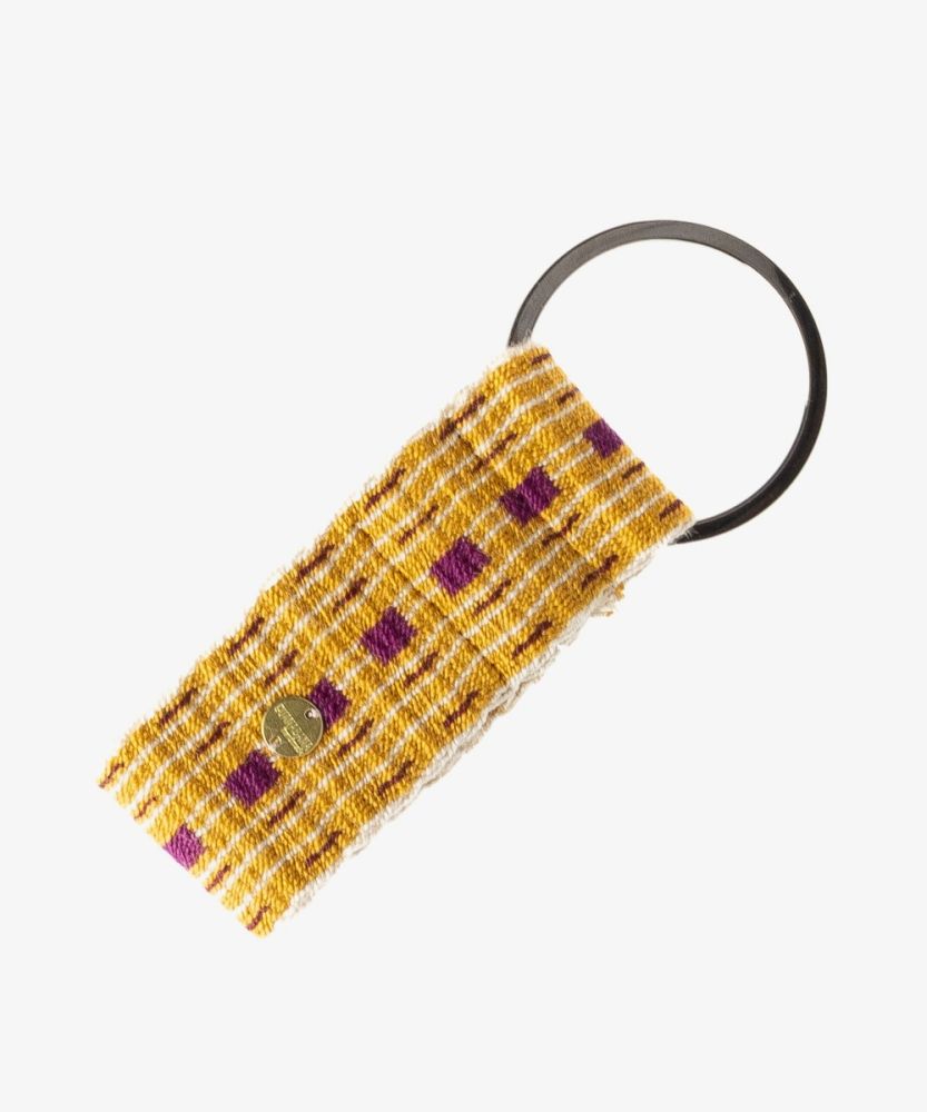 KEYRING L - MUSTARD