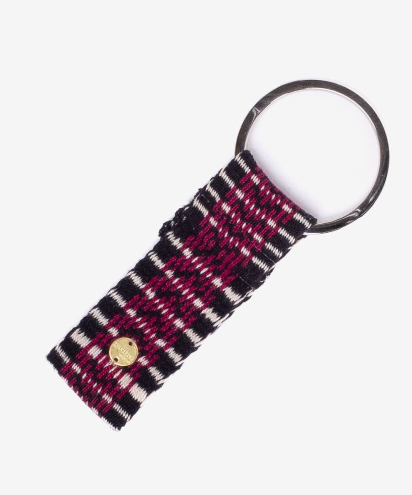 LLavero L - NEGRO Y MORADO