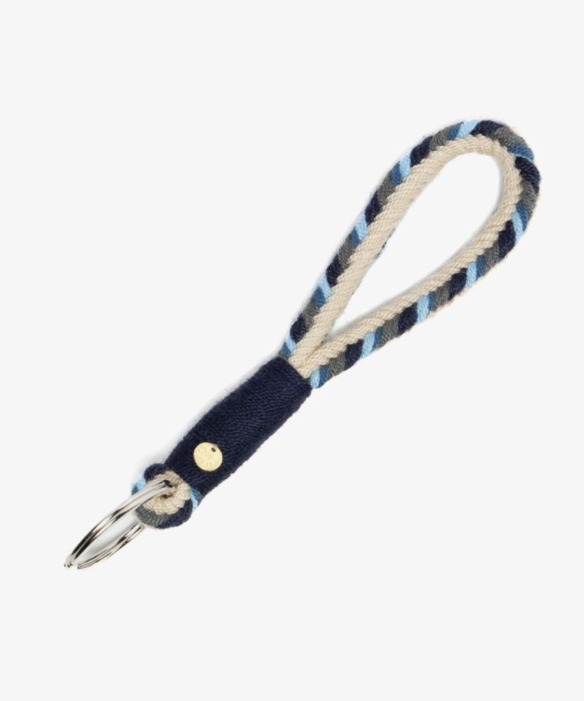 SOFIA Keyring - BEIGE & BLUE