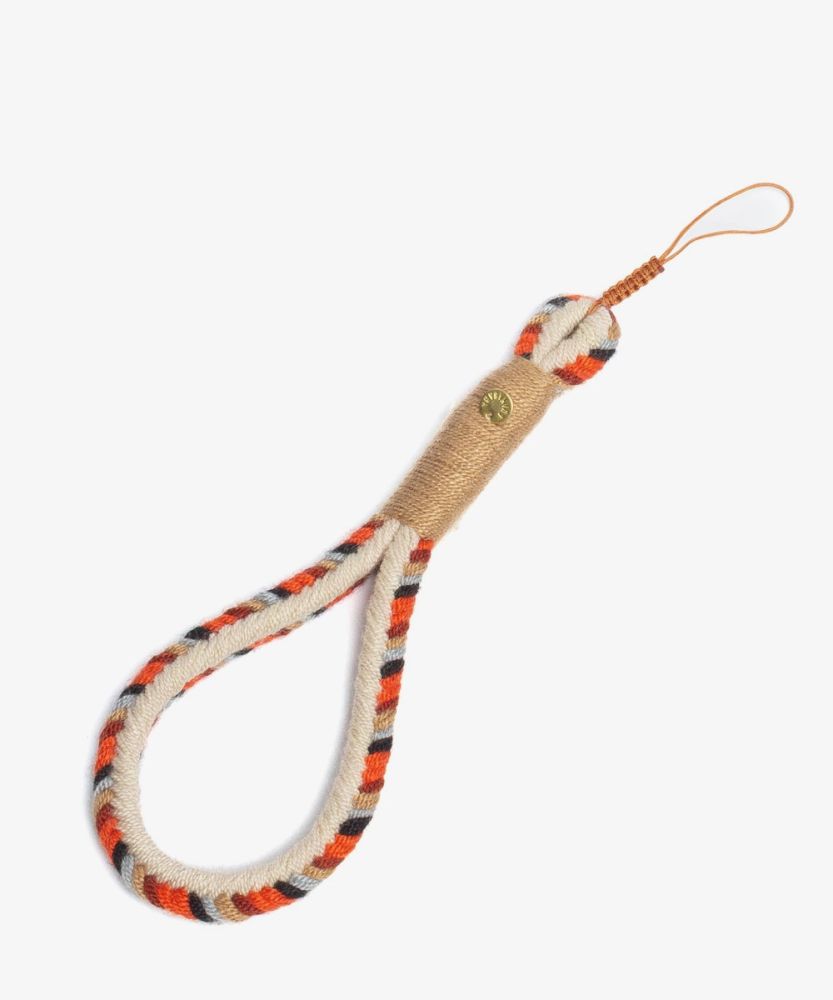 CORDÓN CUELGA MÓVIL SOFÍA - BEIGE Y NARANJA