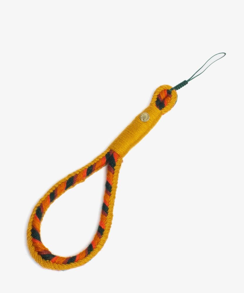 CORDÓN CUELGA MÓVIL SOFÍA - MOSTAZA Y VERDE