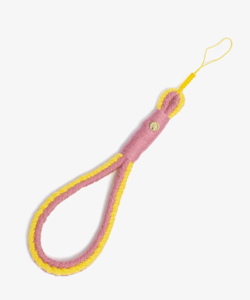 CORDÓN CUELGA MÓVIL SOFÍA - ROSA Y AMARILLO