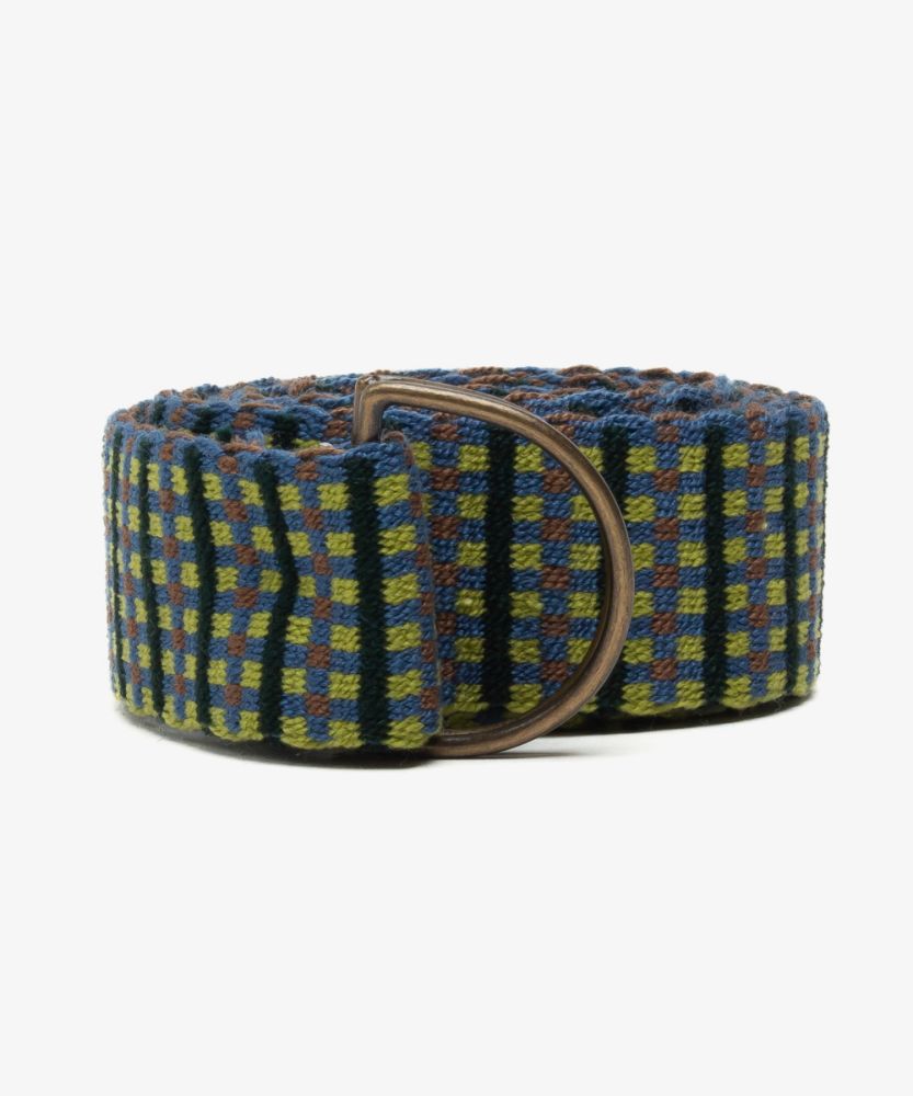 Buckle belt - GREEN & BLUE