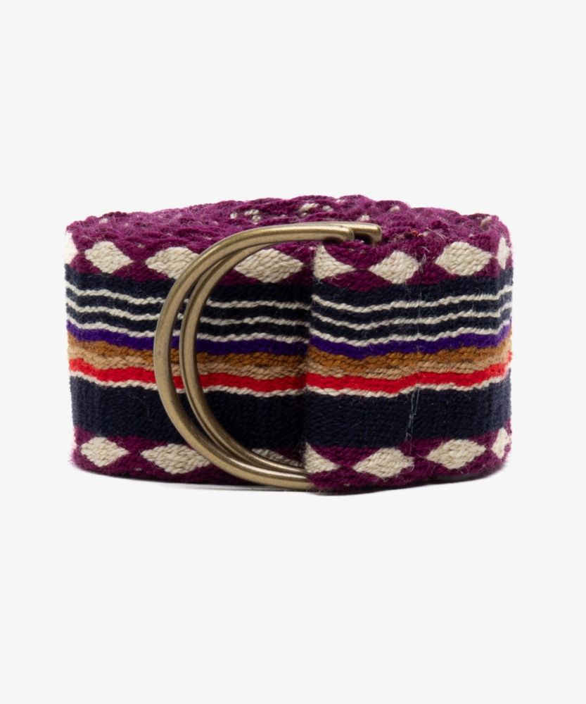 Buckle belt - PURPLE AND BLACK