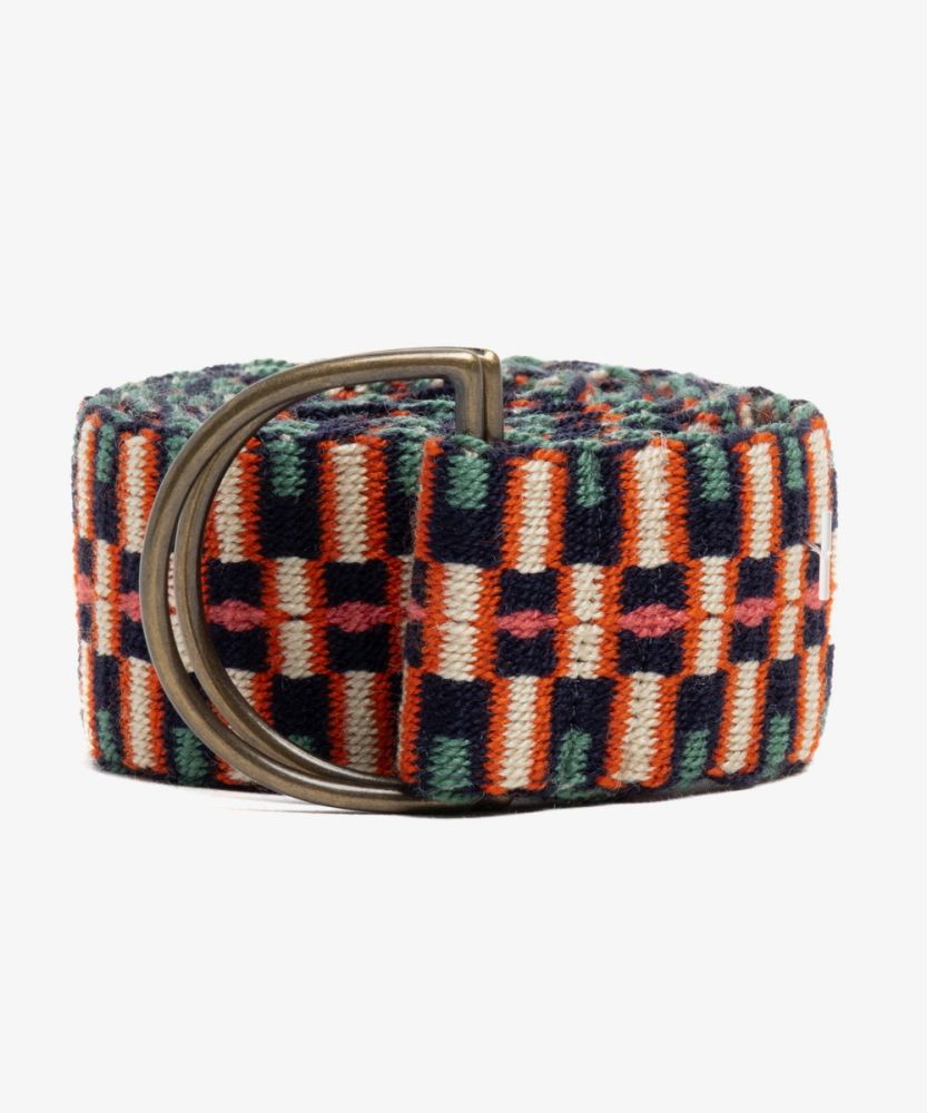 Buckle belt - ORANGE AND BLUE
