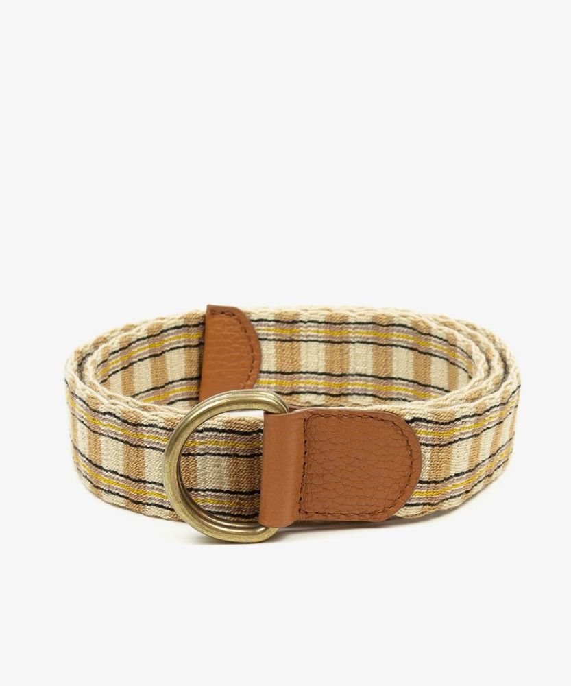 Leather Buckle belt - SAUSALITO - TOAST & MUSTARD