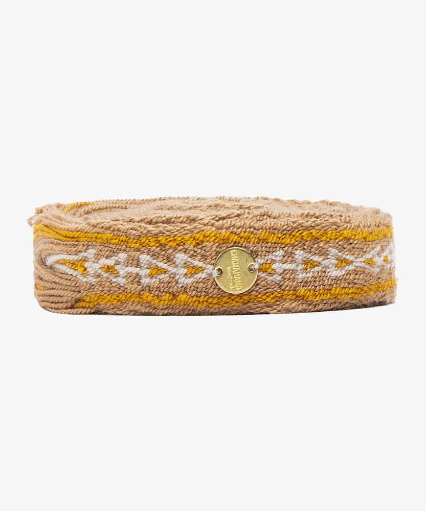 Thin belt with fringes - TOAST AND WHITE