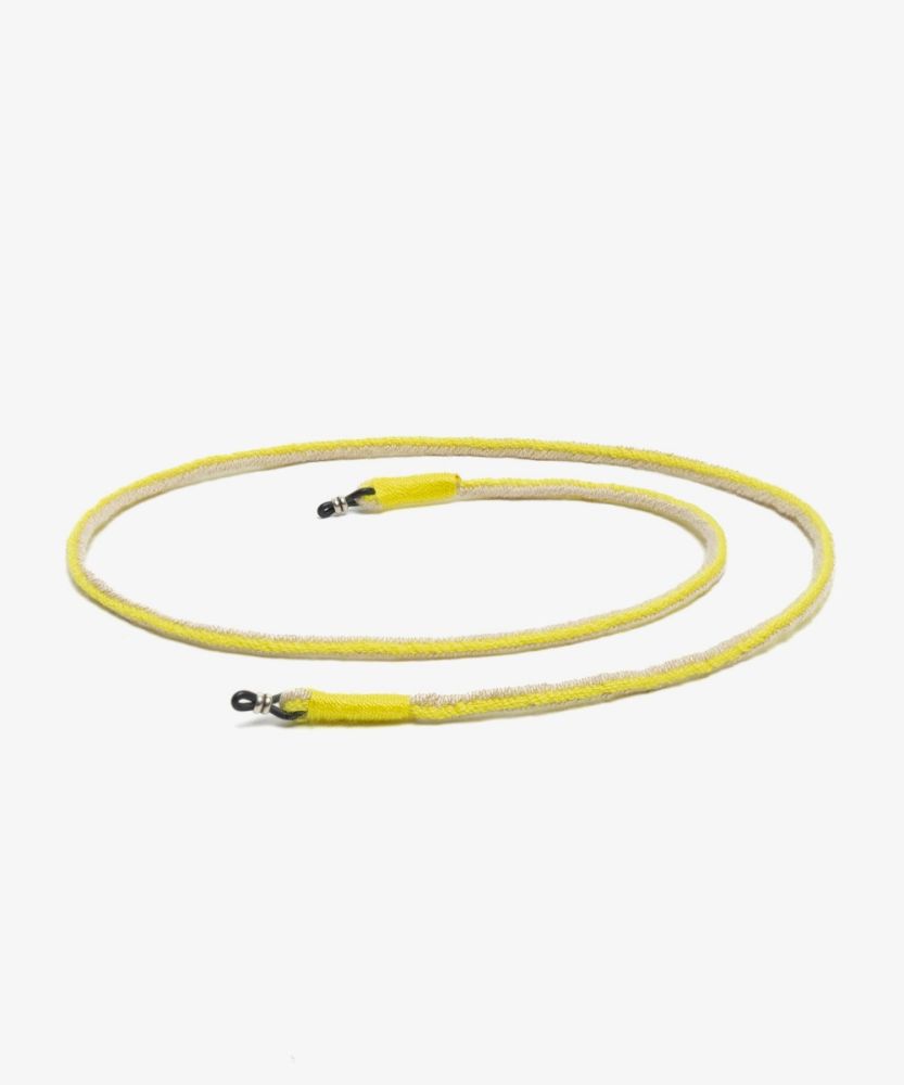 Cordón de gafas - Amarillo y Beige