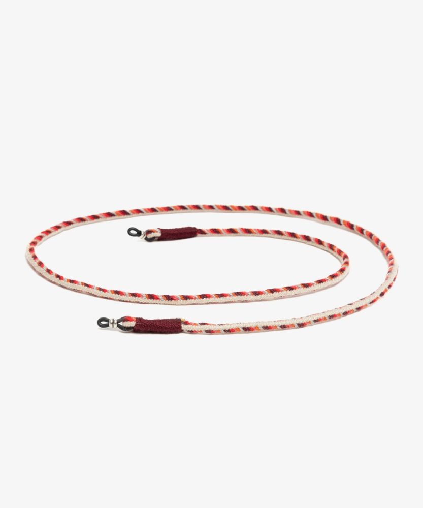 Eyewear cord - BEIGE & RED