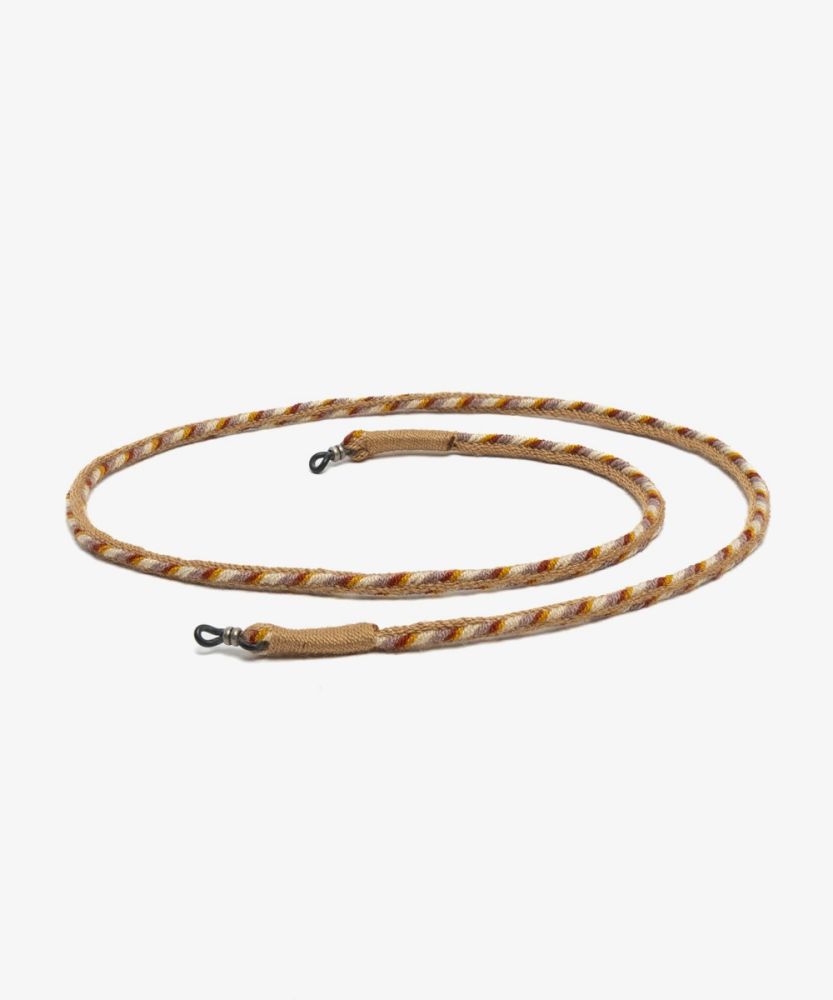 CORDÓN DE GAFAS - TOSTADO Y BEIGE