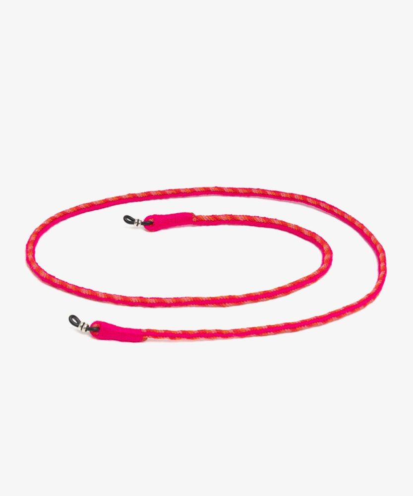 Eyewear cord - FUCHSIA & BEIGE