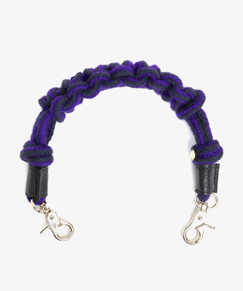Cord shoulder strap - MACRAME PURPLE