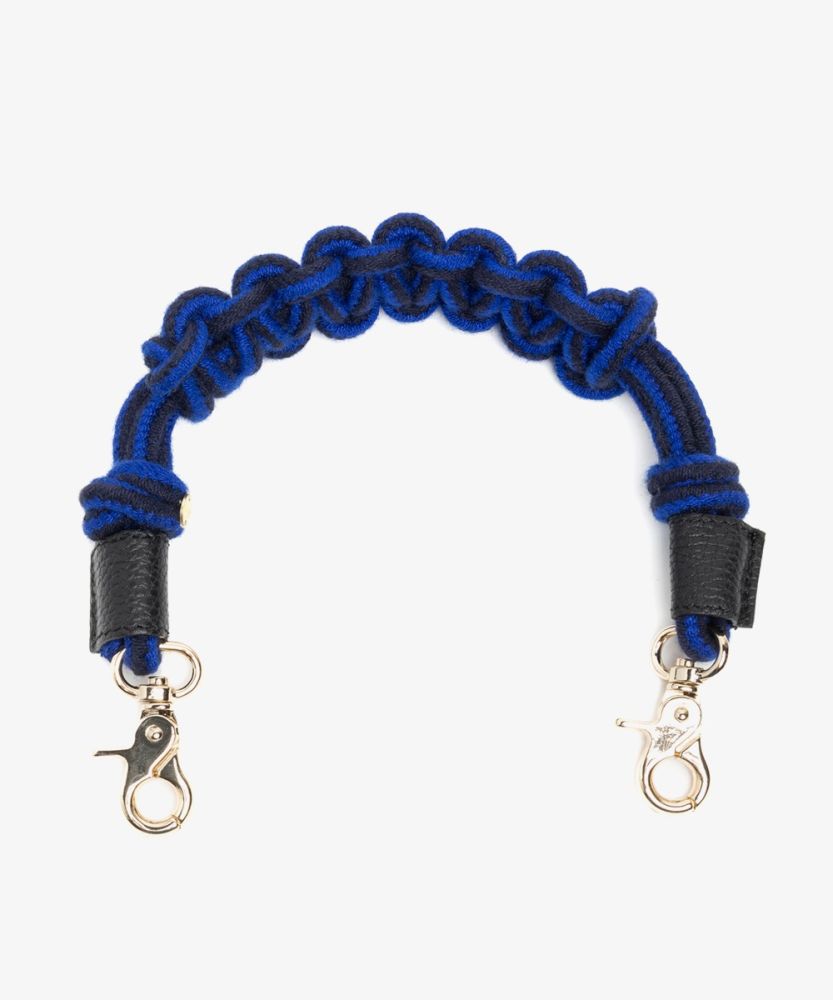 Cord shoulder strap - MACRAME DARK BLUE & NAVY