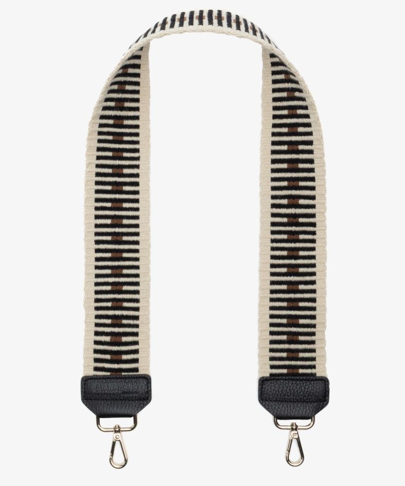 Bag strap - BLACK & BEIGE