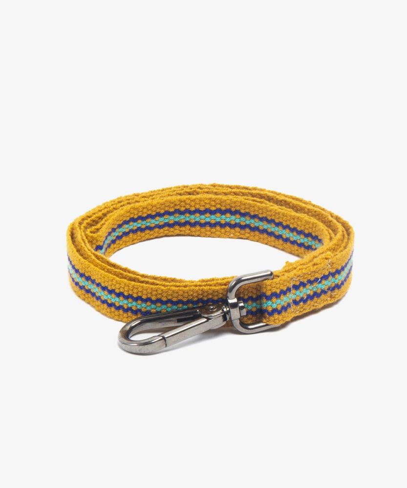 CORREA PARA PERRO PEQ/MED - COLOR MOSTAZA