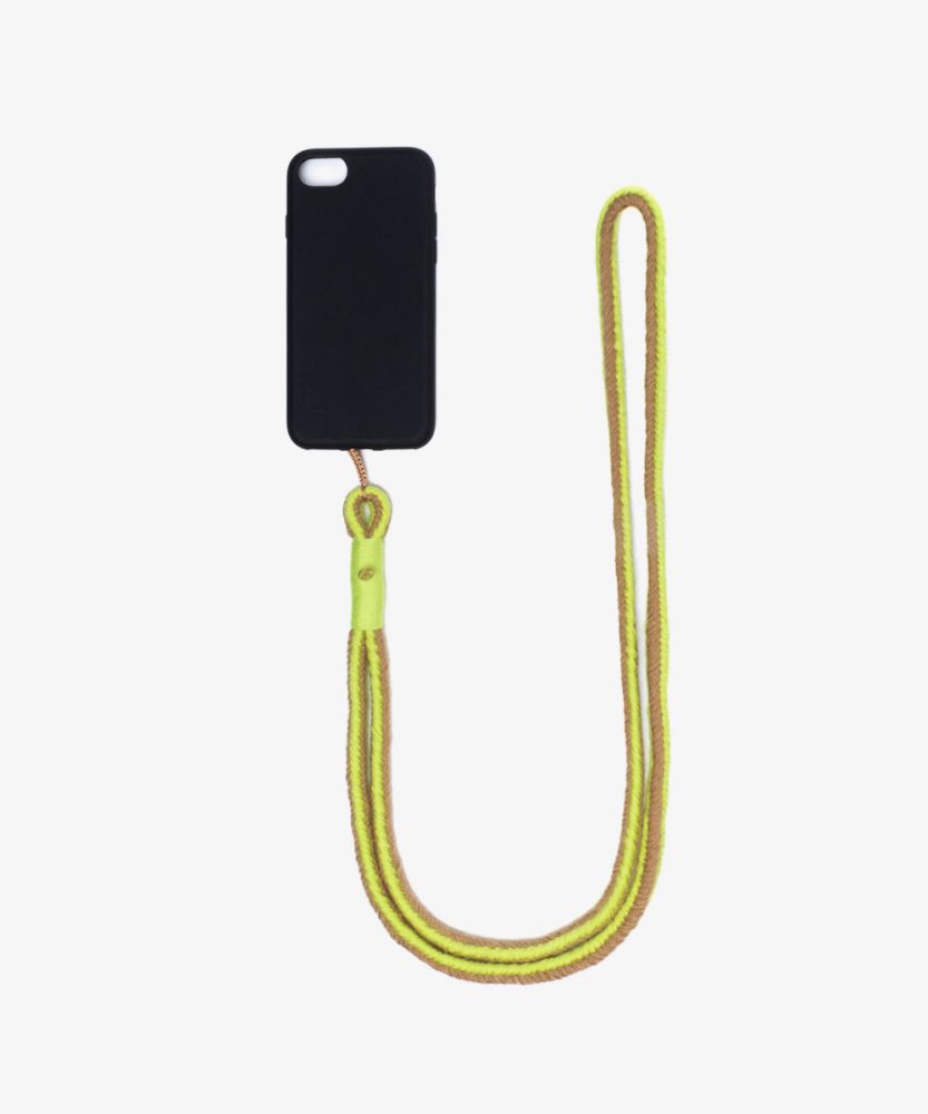 Colgador de movil - Amarillo neón & beige