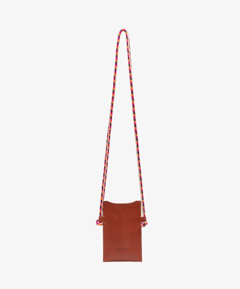 FUNDA DE CUERO PARA MÓVIL - CAMEL