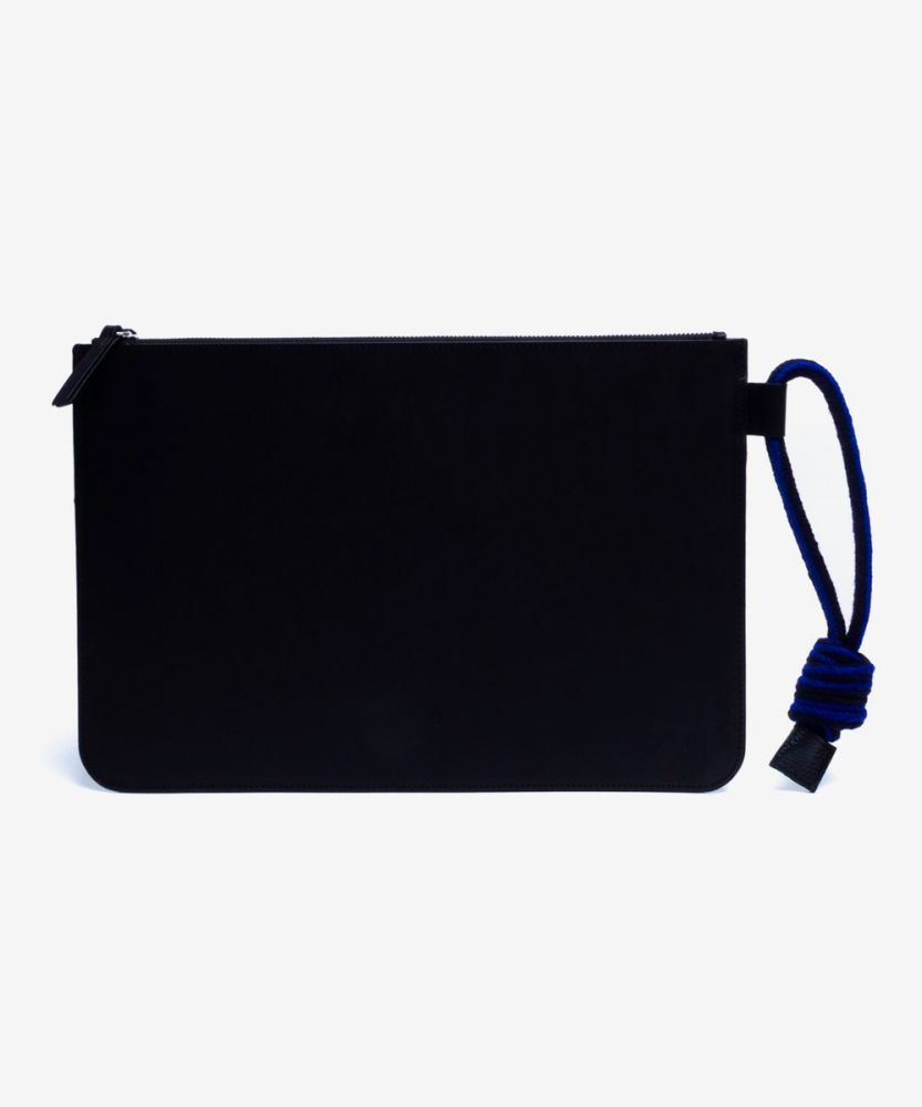 FUNDA ORDENADOR PIEL- NEGRO