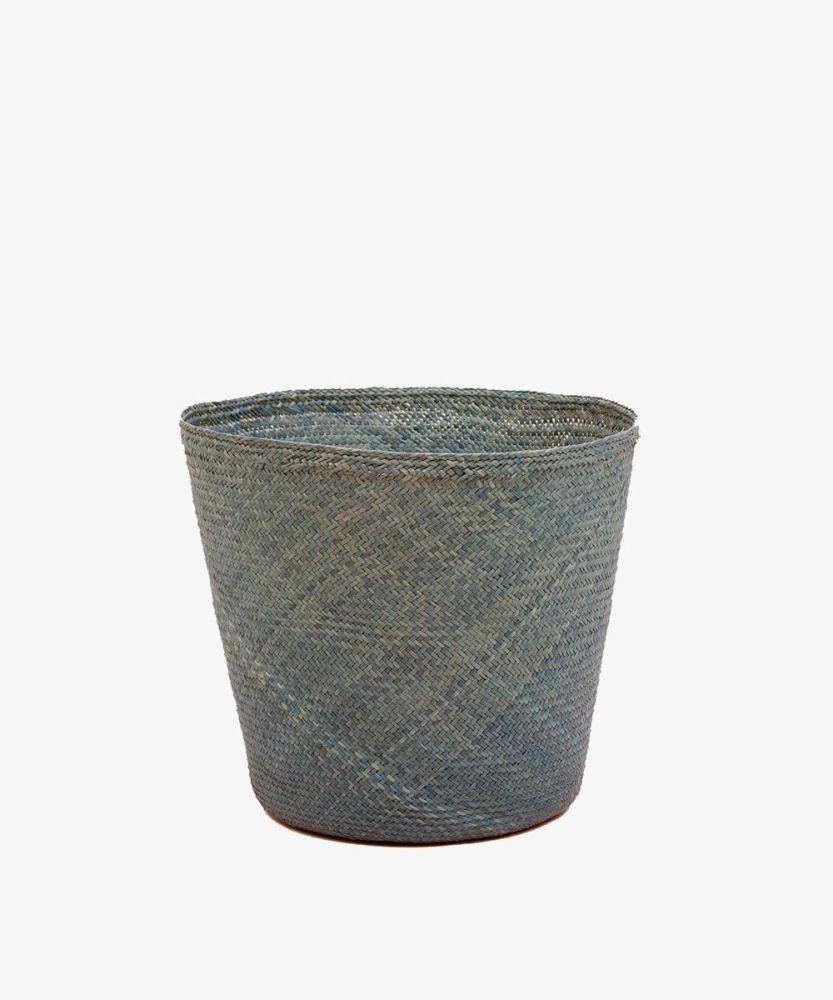 BASKET M - PLAIN  GREY