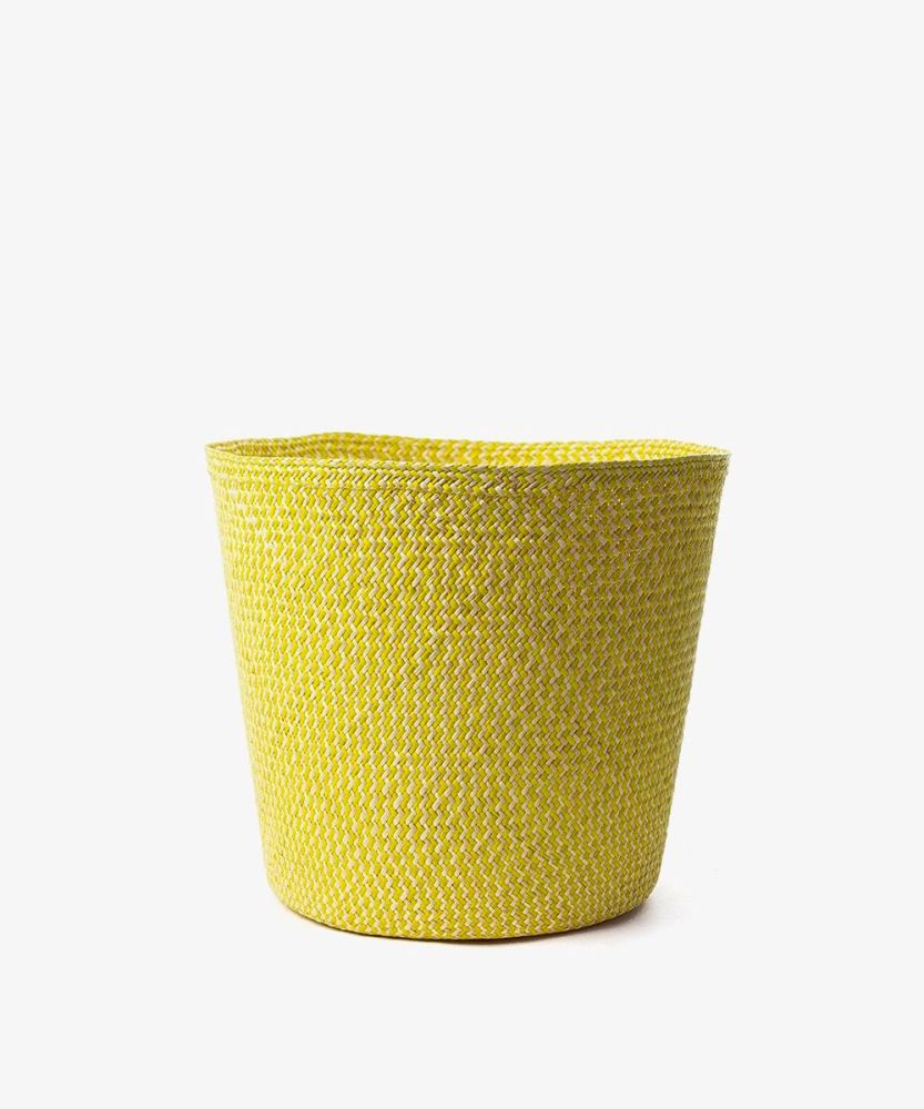 TRASH BIN / FLOWER POT M - ZZ YELLOW