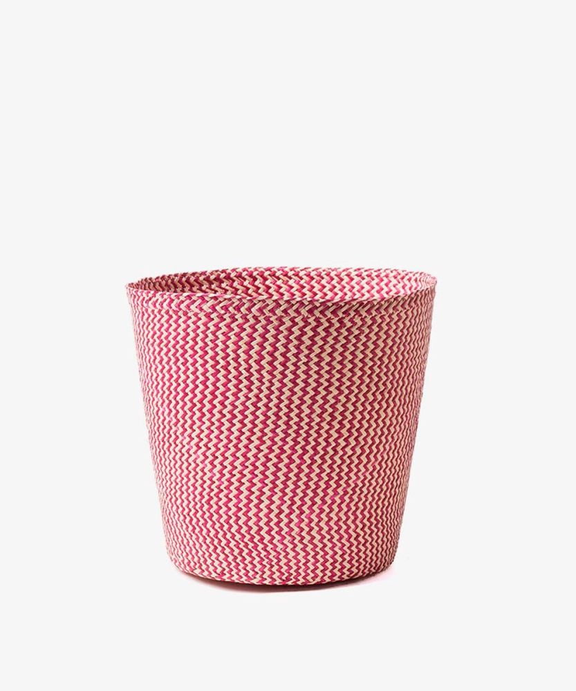 TRASH BIN / FLOWER POT PAPELERA / MACETERO M - ZZ BURGUNDY