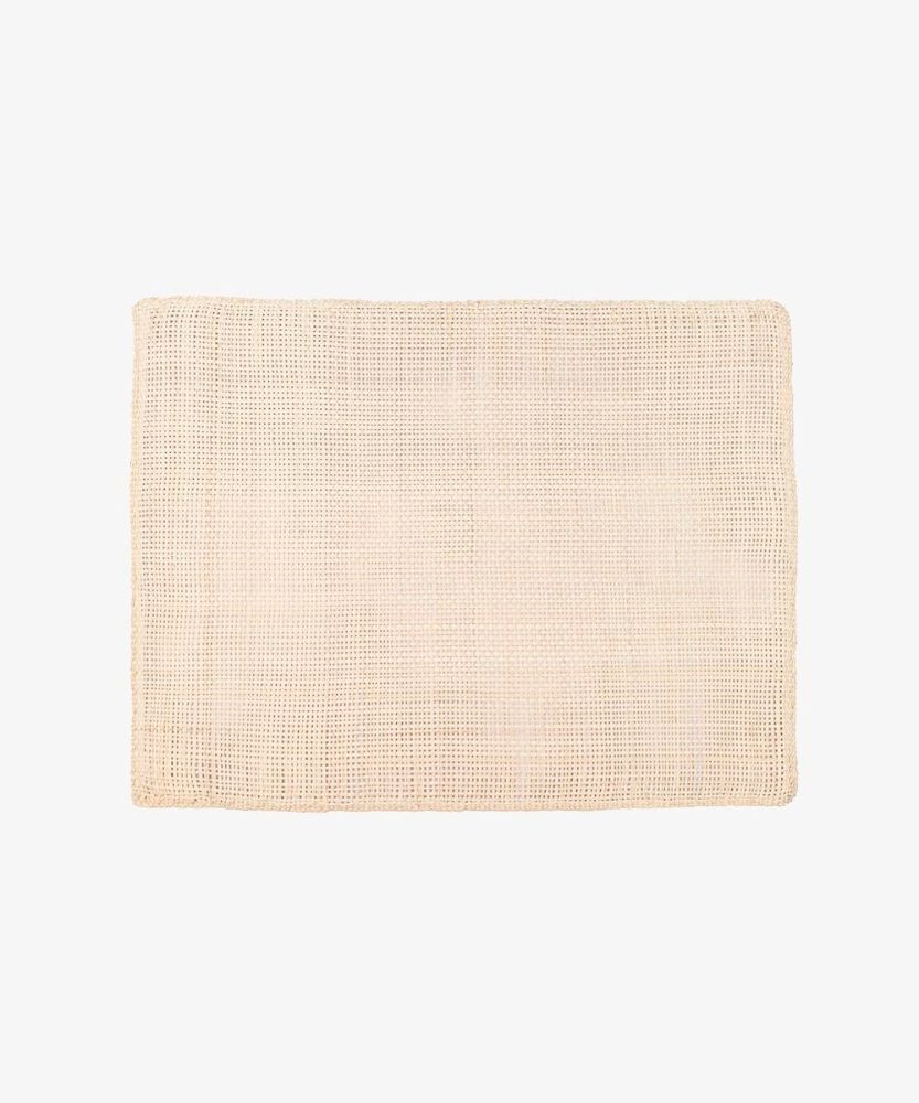 Rectangular placemat - 1 UNIT - BEIGE