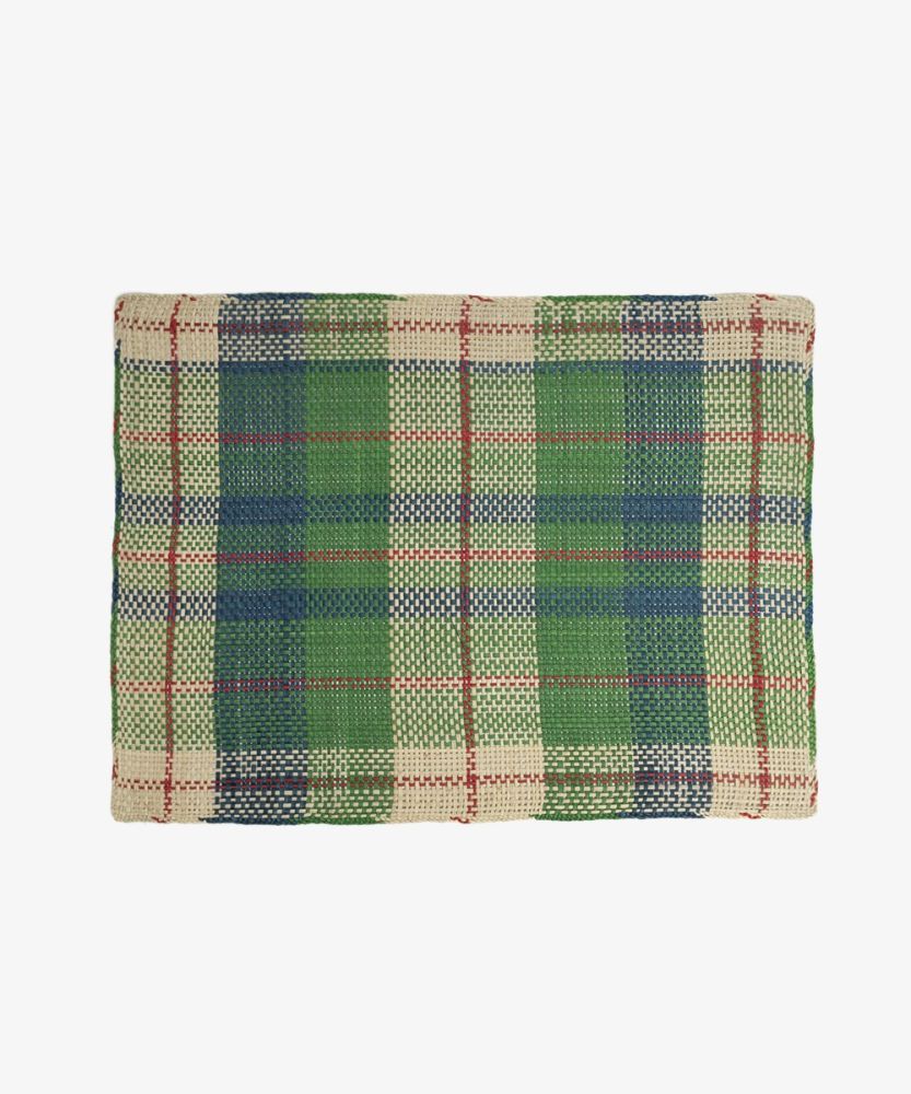 INDIVIDUAL RECTANGULAR IRACA- 1 UNIDAD- VERDE Y AZUL