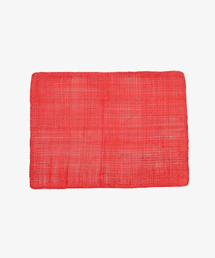 Rectangular placemat - 1 UNIT - RED