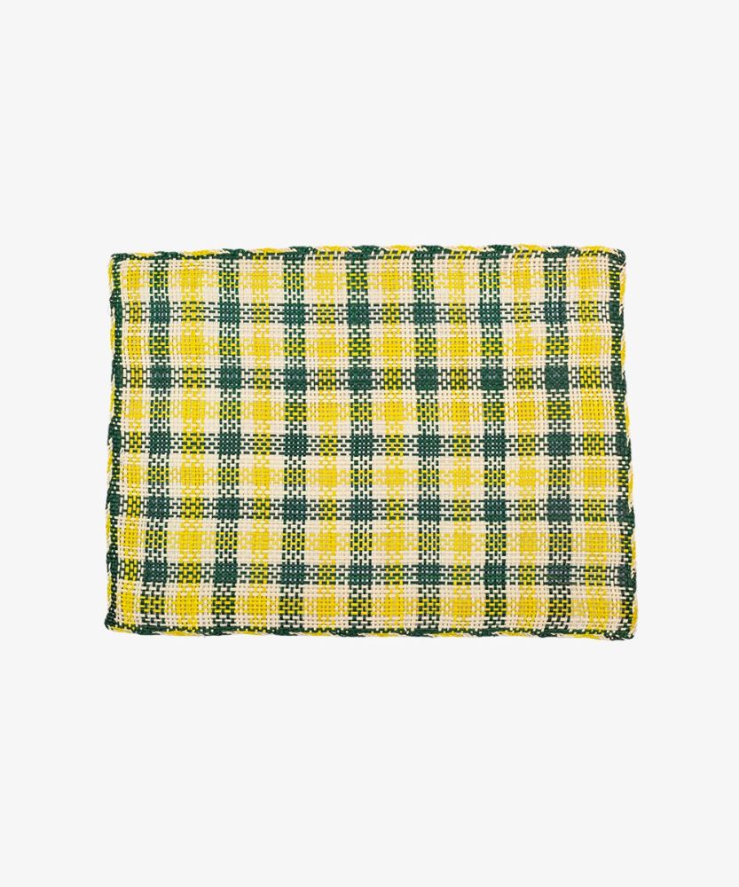 Rectangular placemat - 1 UNIT - GREEN & YELLOW