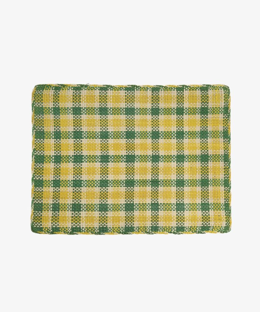 INDIVIDUAL RECTANGULAR -1 UND - VERDE Y AMARILLO