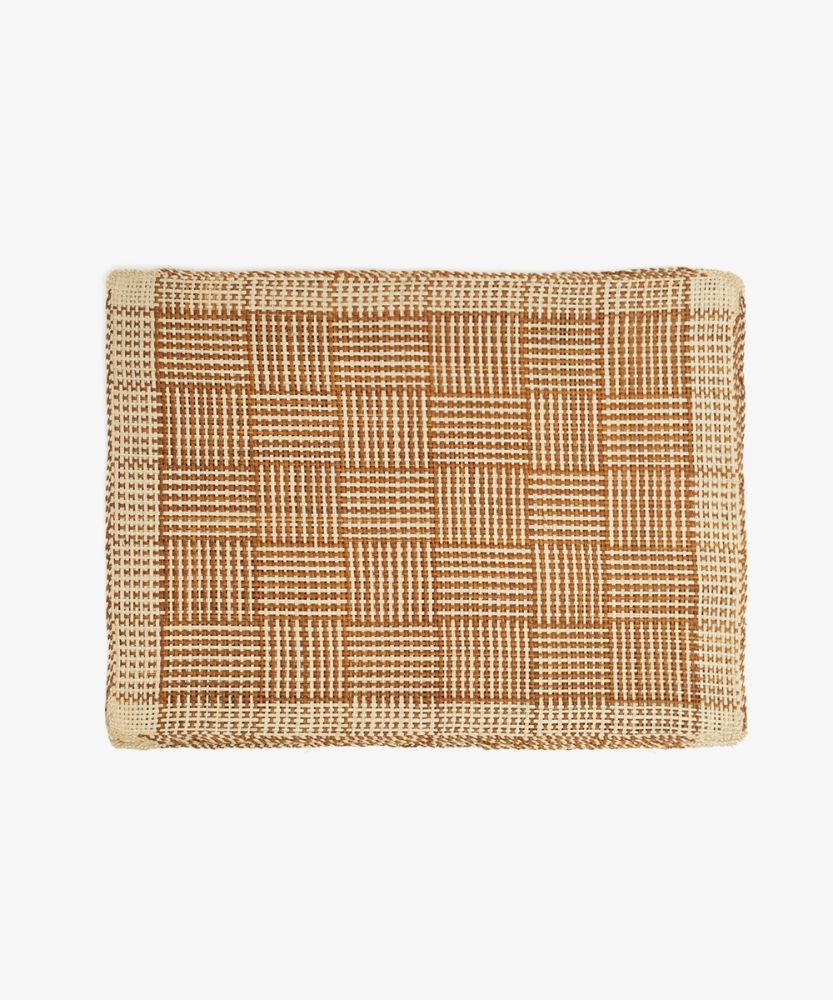 INDIVIDUAL RECTANGULAR - SET DE 6 - MARRÓN & BEIGE