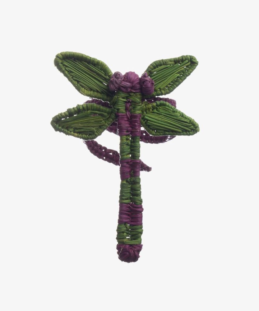 Servilletero LIBÉLULA - VERDE Y MORADO