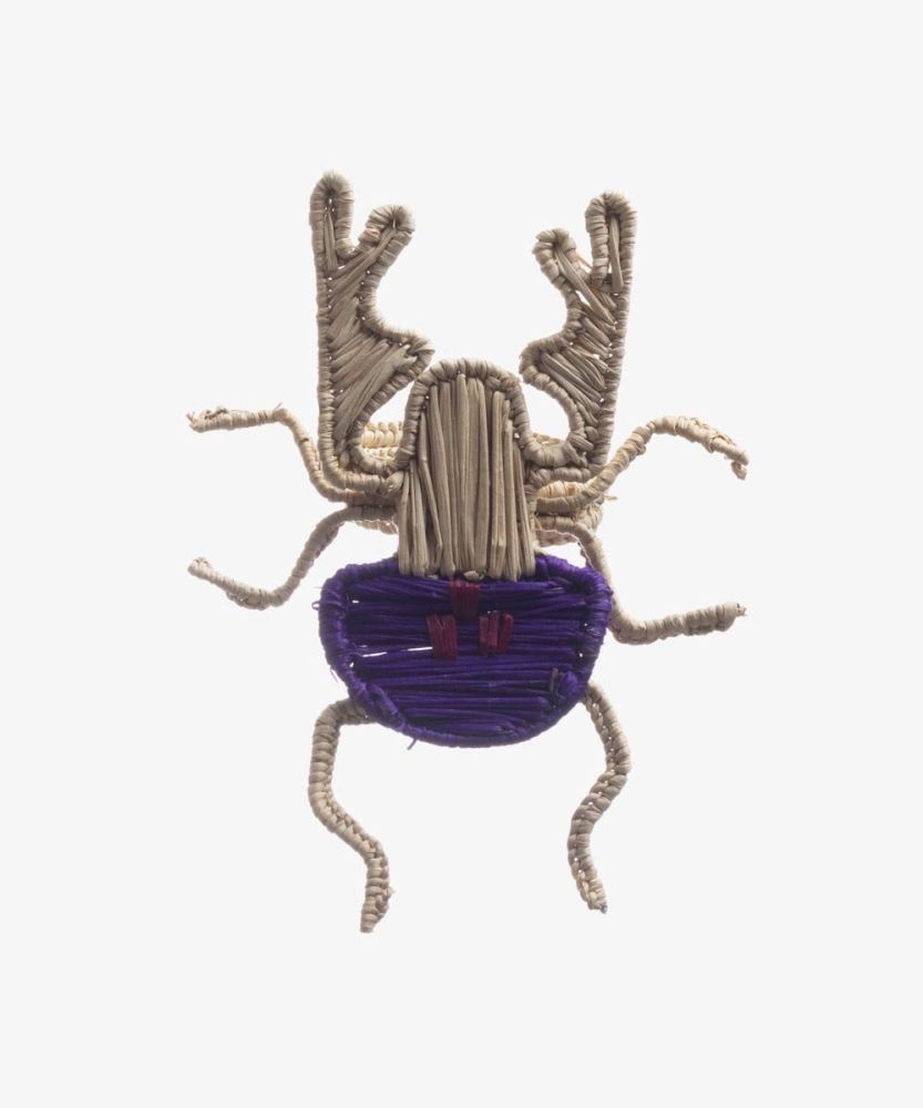 Servilletero ESCARABAJO - BLANCO y MORADO