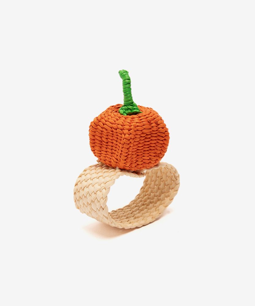 Servilletero CALABAZA - NARANJA y VERDE