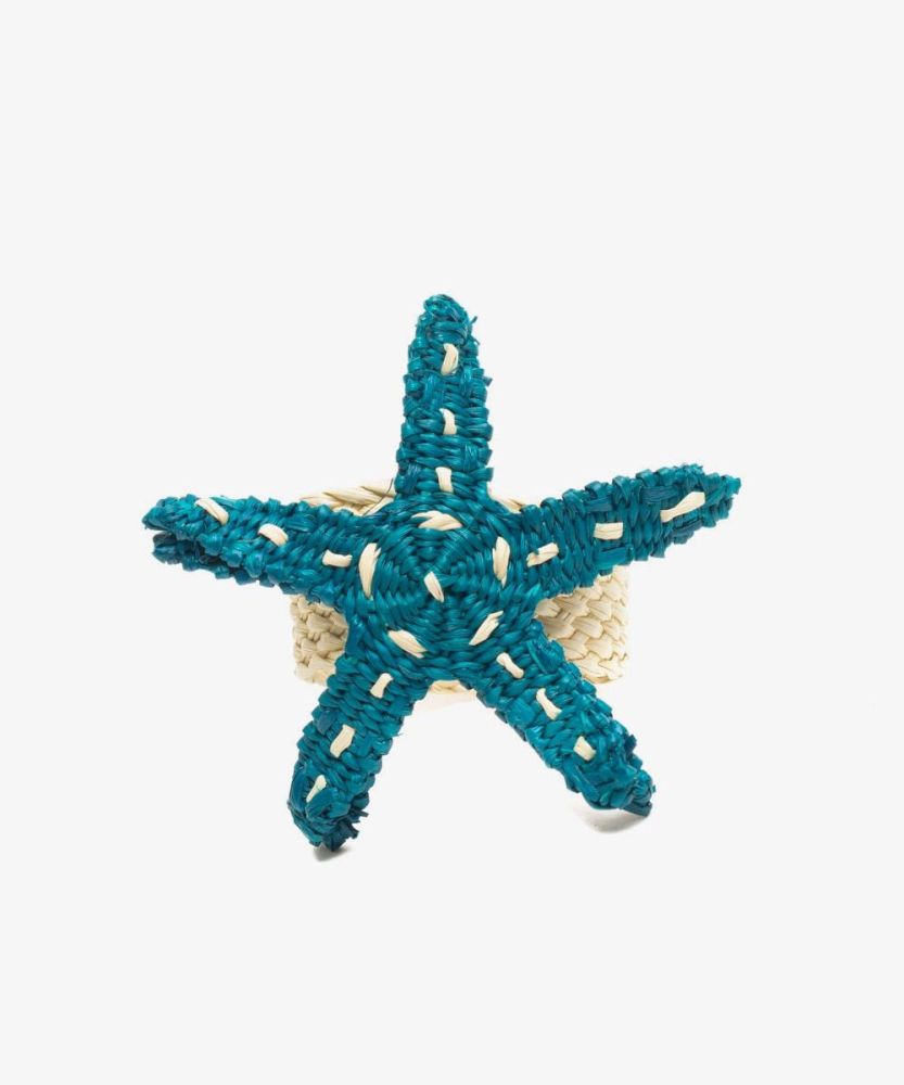 Servilletero ESTRELLA DE MAR - VARIEDAD DE AZULES