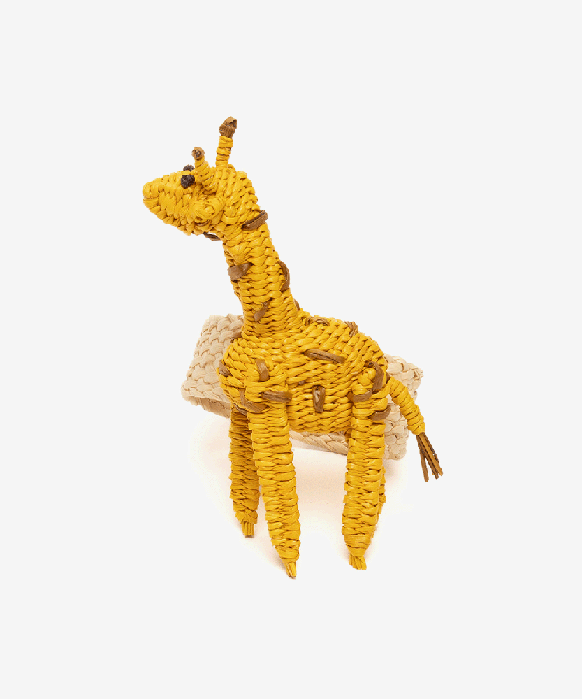 Servilletero JIRAFA - AMARILLO