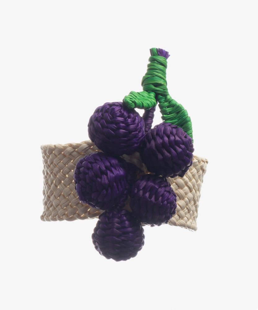 Napkin ring GRAPE - PURPLE & GREEN