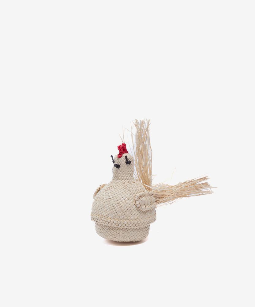 MINI CHICKEN BASKET - WHITE