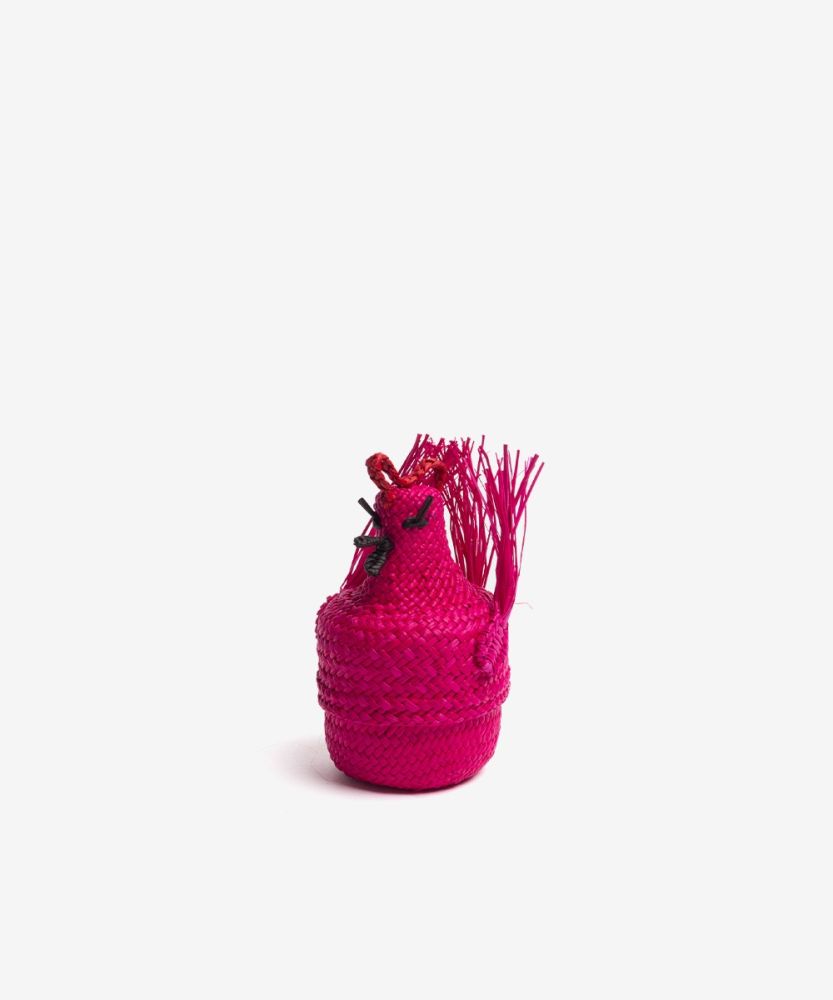 MINI CANASTO - GALLINA - FUCSIA