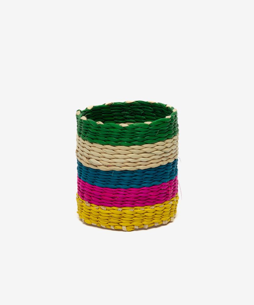 SERVILLETERO - AMARILLO/ AZUL/VERDE & BEIGE