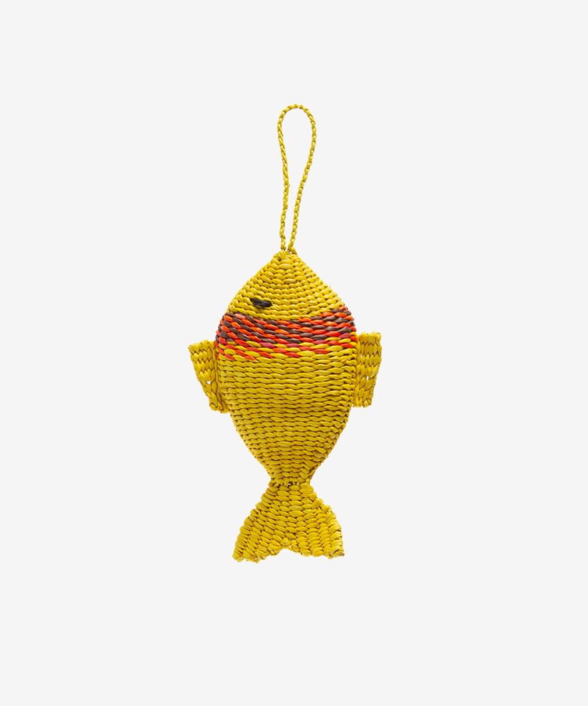 ADORNO PARA COLGAR EN IRACA - FIGURA PEZ AMARILLO