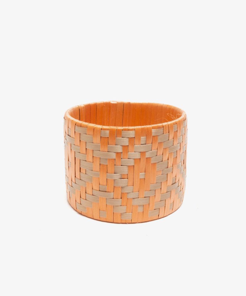 SERVILLETERO FIBRA TETERA - NARANJA Y BEIGE