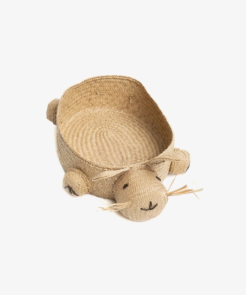 CESTA CONEJO- BEIGE