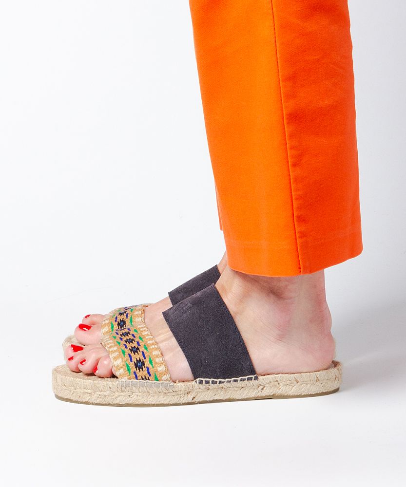 Espadrille con 2 cintas