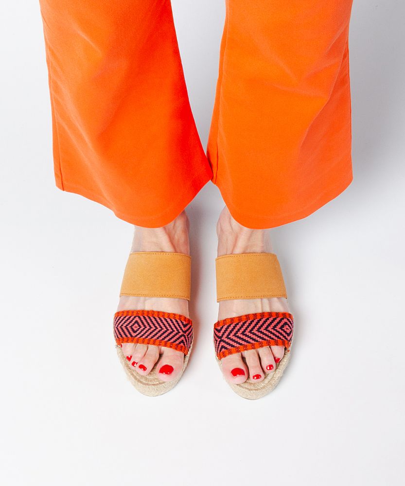Espadrille con 2 cintas
