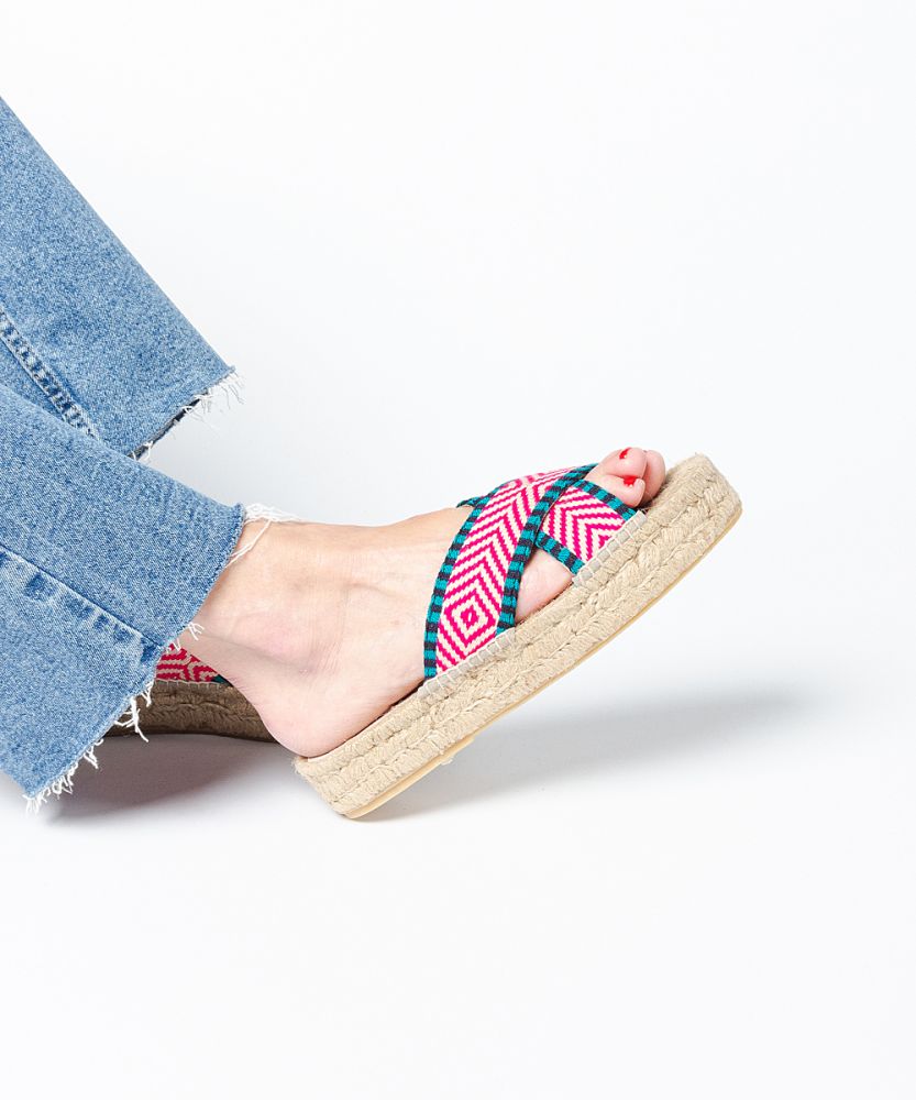 ESPADRILLE WITH CROSSED BAND - SS24 COLLECTION