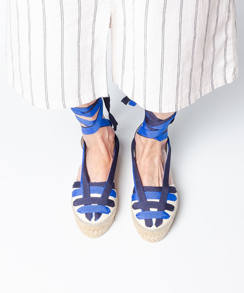 VALENCIANAS - NAVY & SKY BLUE