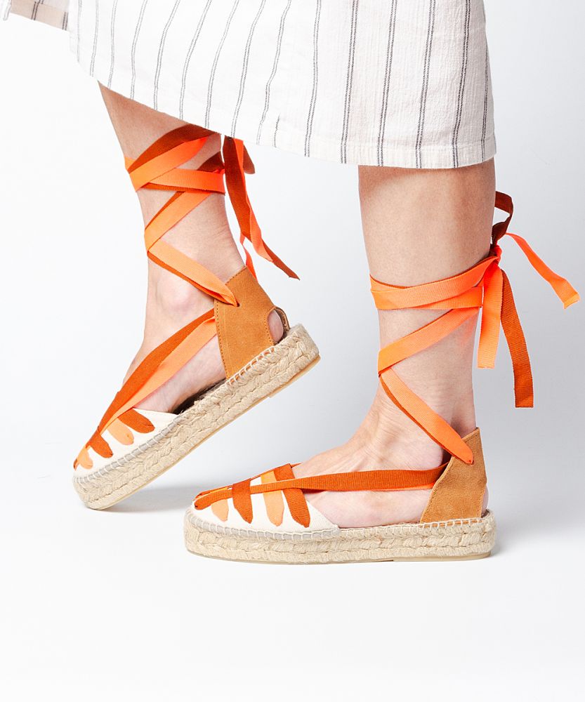 VALENCIANAS - ORANGE & BROWN